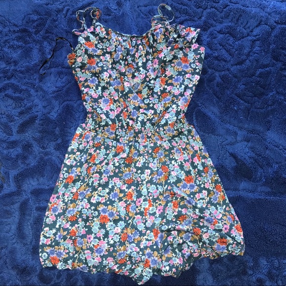 Forever 21 Other - GIVING AWAY SOON. Forever 21 Blue Floral Romper